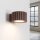 Wandlampe Aluminium Braun GX53 B:10 cm blendarm