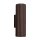 Wandlampe Up Down Aluminium Braun GU10 H:20 cm