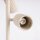 Stehlampe verstellbar Aluminium Beige GU10 H:155 cm