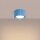 Deckenlampe Aluminium Hellblau GX53 Ø10 cm modern