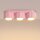 Deckenlampe 3-flammig Aluminium Rosa GX53 L:32,5 cm
