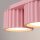 Deckenlampe 3-flammig Aluminium Rosa GX53 L:32,5 cm