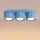 Deckenlampe 3-flammig Aluminium Hellblau GX53 L:32,5 cm
