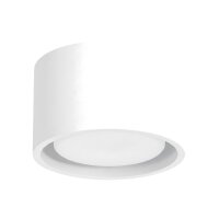 Deckenleuchte Aluminium Wei&szlig; GX53 &Oslash;10 cm rund