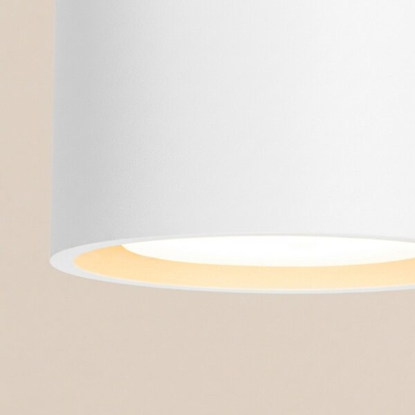 Deckenlampe 3-flammig Weiß GX53 L:32,4 cm modern