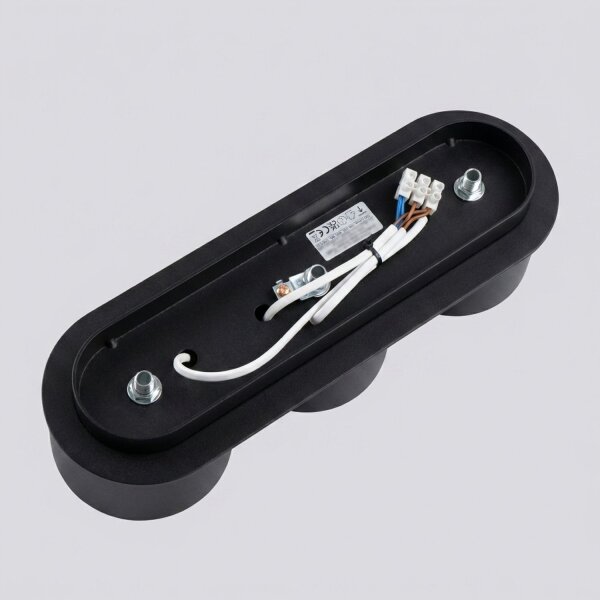 Deckenleuchte Aluminium Schwarz GX53 L:32,4 cm