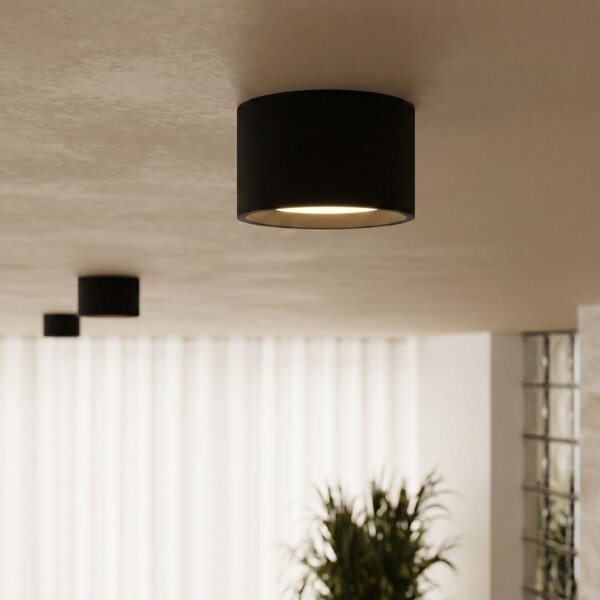 Deckenleuchte Aluminium Schwarz GX53 L:32,4 cm