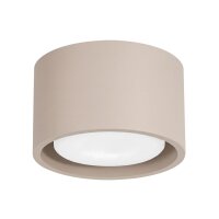 Deckenleuchte Aluminium Taupe GX53 &Oslash;10 cm schlicht