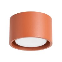 Deckenlampe Aluminium Ockerrot GX53 &Oslash;10 cm modern