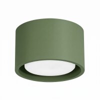 Deckenleuchte Aluminium Olivgr&uuml;n GX53 &Oslash;10 cm modern