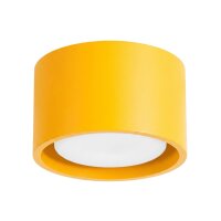 Deckenlampe Aluminium Gelb GX53 &Oslash;10 cm modern