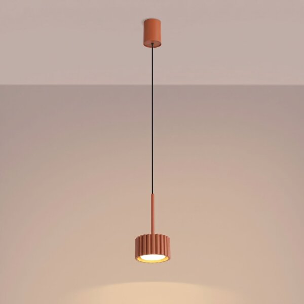 Pendelleuchte Aluminium Ocker GX53 Ø10 cm modern rund