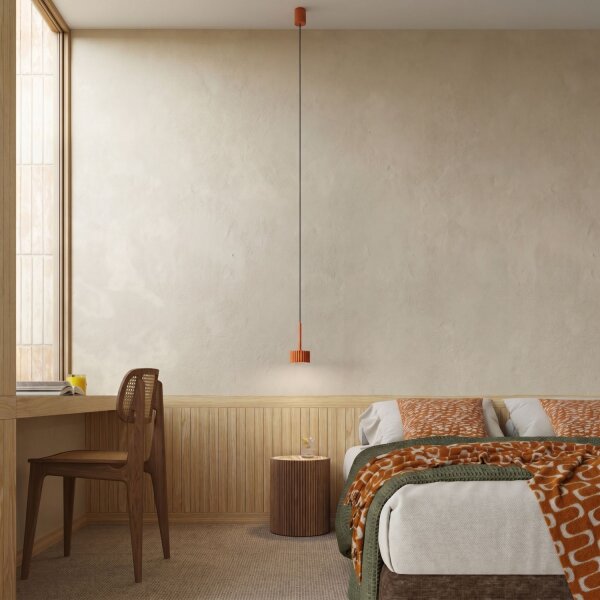 Pendelleuchte Aluminium Ocker GX53 Ø10 cm modern rund