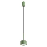 Pendelleuchte Aluminium Salbei GX53 &Oslash;10 cm modern rund