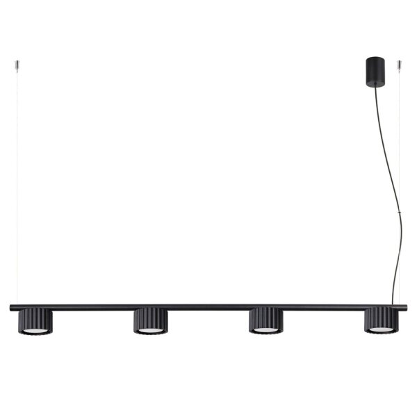 Pendelleuchte Aluminium Schwarz GX53 L:122 cm