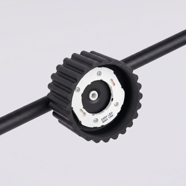 Pendelleuchte Aluminium Schwarz GX53 L:122 cm