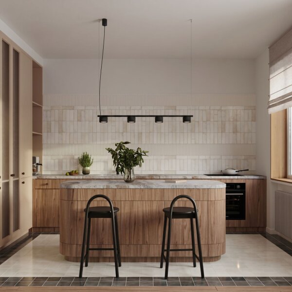 Pendelleuchte Aluminium Schwarz GX53 L:122 cm