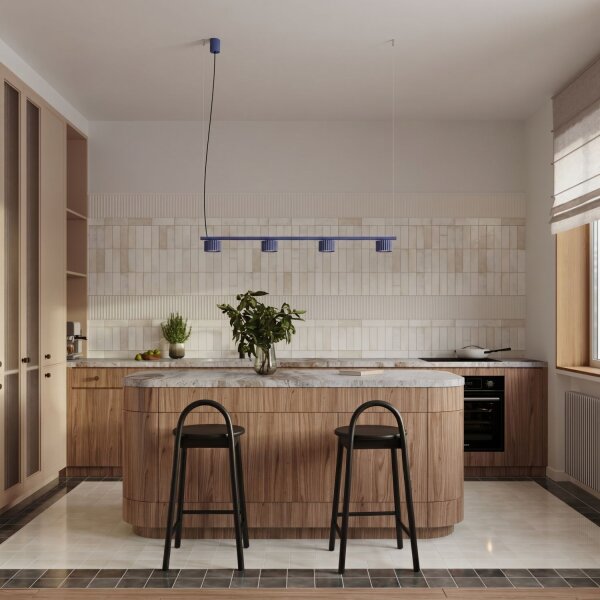 Pendelleuchte Aluminium Ultramarin GX53 L:122 cm