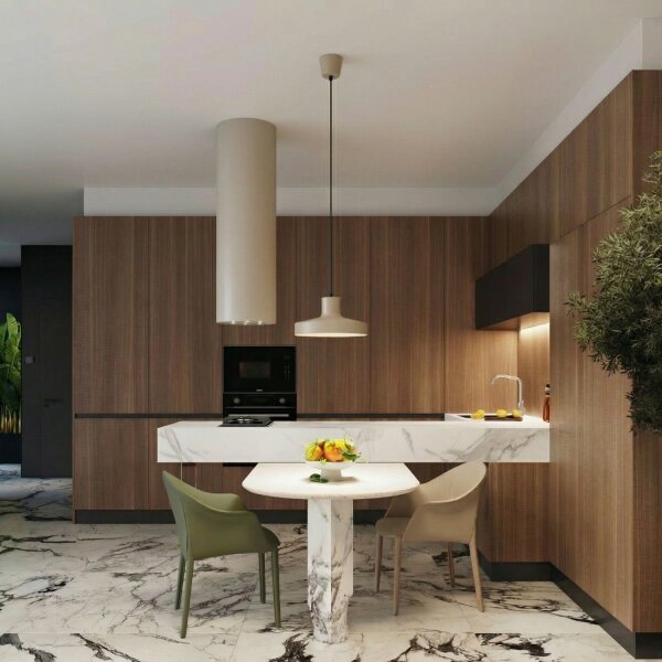 Pendelleuchte Stahl Taupe E27 Ø35 cm modern rund