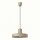 Pendelleuchte Stahl Taupe E27 Ø35 cm modern rund