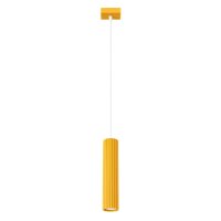 H&auml;ngelampe Aluminium Gelb GU10 &Oslash;6,5 cm modern