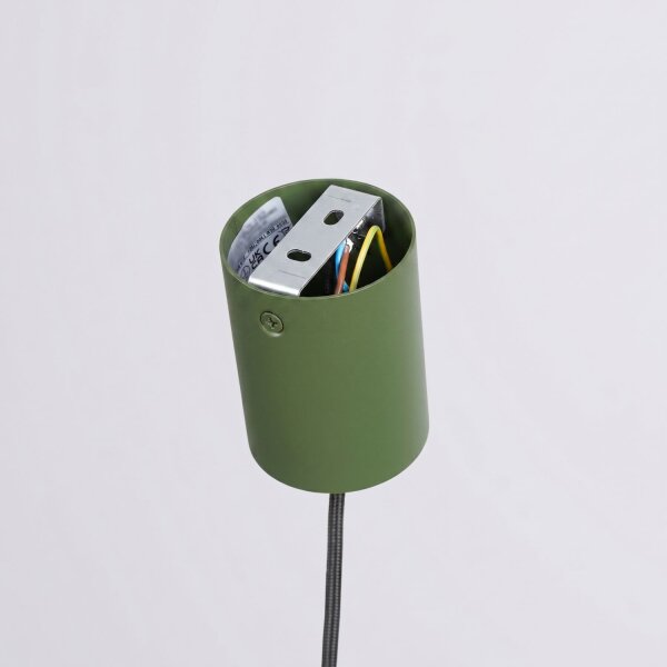 Pendelleuchte Stahl Olivgrün E27 Ø40 cm modern