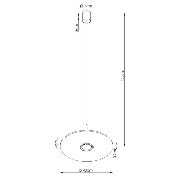 Pendelleuchte Filz Beige Braun GX53 Ø40 cm rund