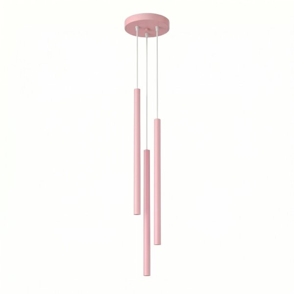 Pendelleuchte Stahl Rosa G9 Ø19,5 cm modern rund