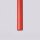 Pendelleuchte Stahl Rot G9 Ø3,5 cm modern rund
