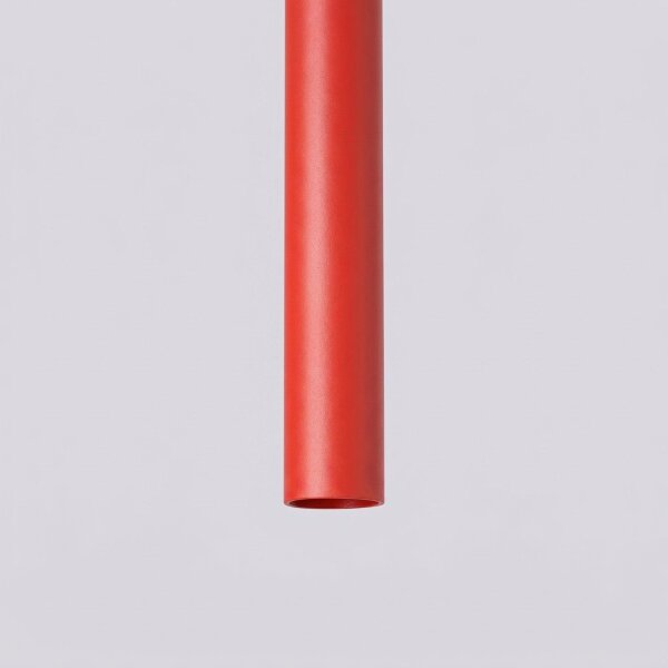 Pendelleuchte Stahl Rot G9 Ø19,5 cm modern rund