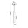 Pendelleuchte Stahl Braun G9 Ø19,5 cm modern rund