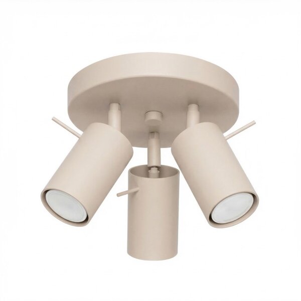 Deckenspot verstellbar Stahl Taupe GU10 L:25,7 cm