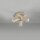 Deckenspot verstellbar Stahl Taupe GU10 L:25,7 cm