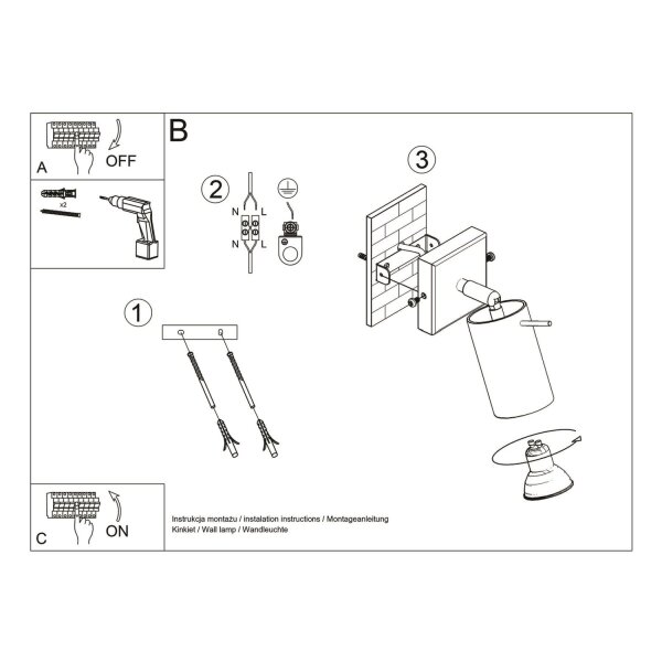 Wandspot verstellbar Stahl Rosa GU10 B:8 cm blendarm