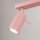 Deckenspot flexibel 4-flammig Stahl Rosa GU10 L:80 cm