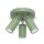 Deckenspot schwenkbar Stahl Salbei GU10 L:25,7 cm