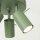 Deckenspot schwenkbar Stahl Salbei GU10 L:25,7 cm