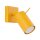 Wandspot verstellbar Stahl Gelb GU10 B:8 cm blendarm