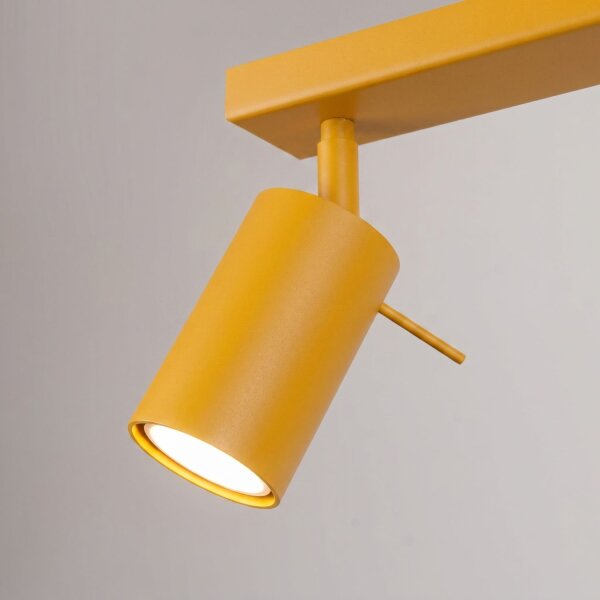 Deckenspot schwenkbar Stahl 2-flammig GU10 L:30 cm