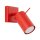 Wandleuchte verstellbar Stahl Rot GU10 B:8 cm