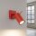 Wandleuchte verstellbar Stahl Rot GU10 B:8 cm