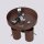 Deckenspot schwenkbar Stahl Braun GU10 L:25,7 cm rund