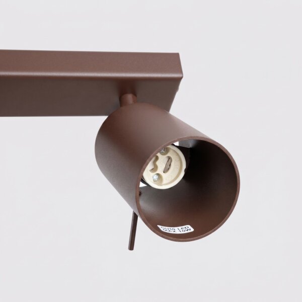 Deckenstrahler schwenkbar 4-flammig Stahl GU10 L:80 cm