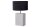 Beistelllampe Marmor Stoff 60 cm Weiß Schwarz E27 Unikat