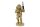 Tischleuchte Statue Astronaut 36,5 cm in Gold E14 Handarbeit