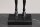 Tischlampe Schwarz Gold 75 cm hoch Pferd E27 Stoffschirm