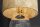 Tischlampe Glas Stoff 55 cm in Gold E27 elegant