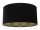 Pendelleuchte Schwarz Gold rund Esstisch Retro