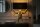 Tischlampe Stoff Polyresin 50 cm Gorilla in Gold Schwarz E27