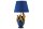 Nachttischlampe Blau Gold 55 cm in E27 Handarbeit Papageien